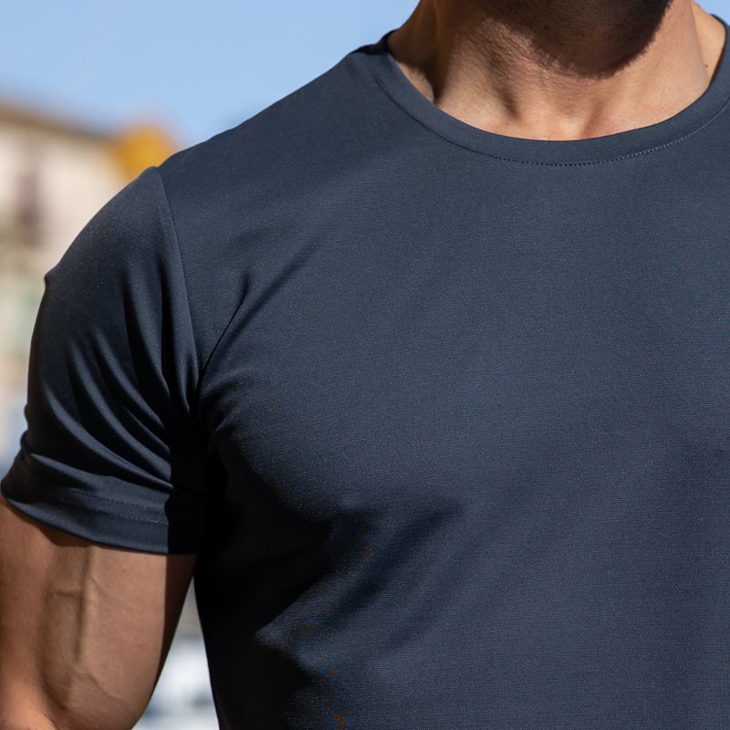 Verso Men's Crew Neck T-Shirt – Slim Fit Short Sleeve