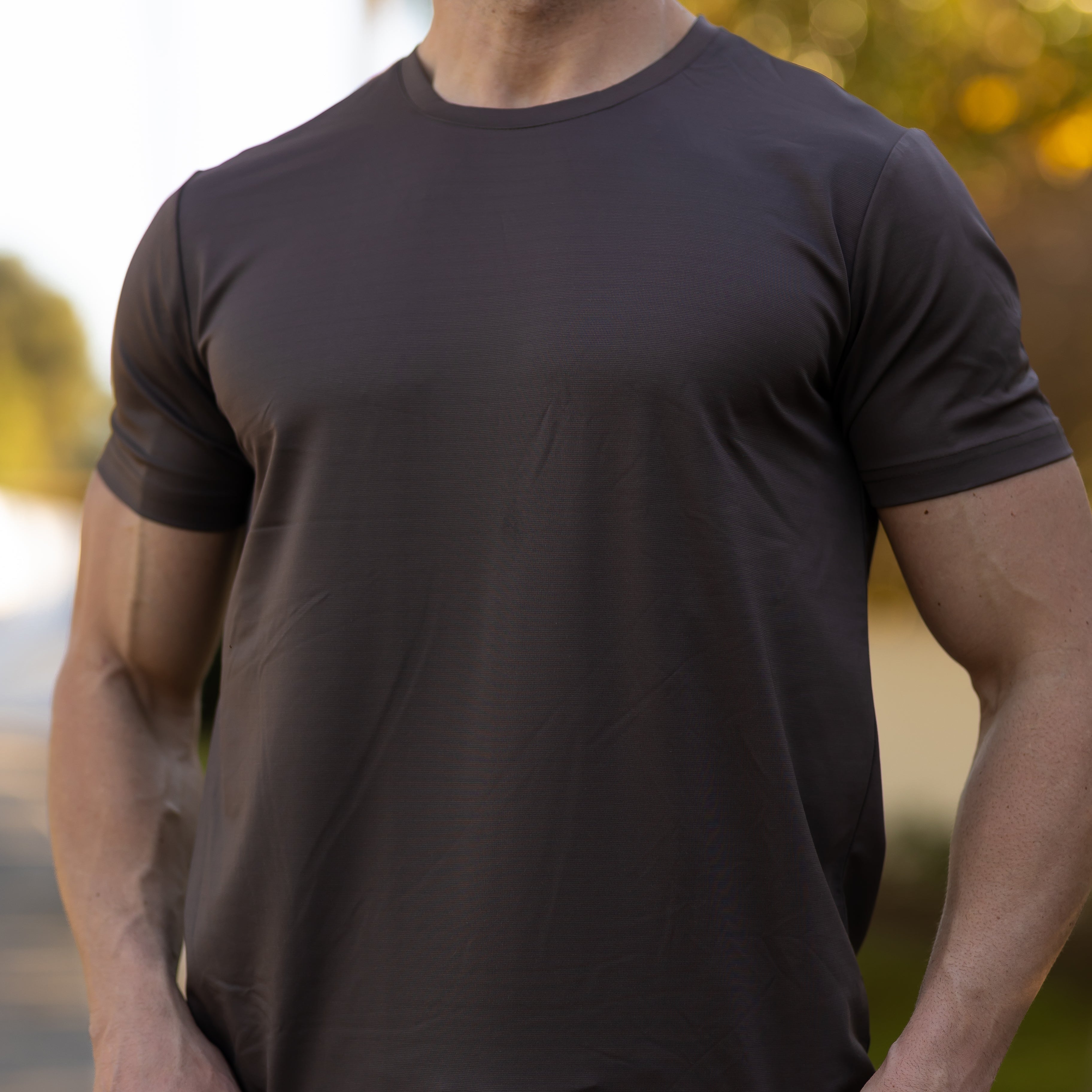 Verso Men's Crew Neck T-Shirt – Slim Fit Short Sleeve