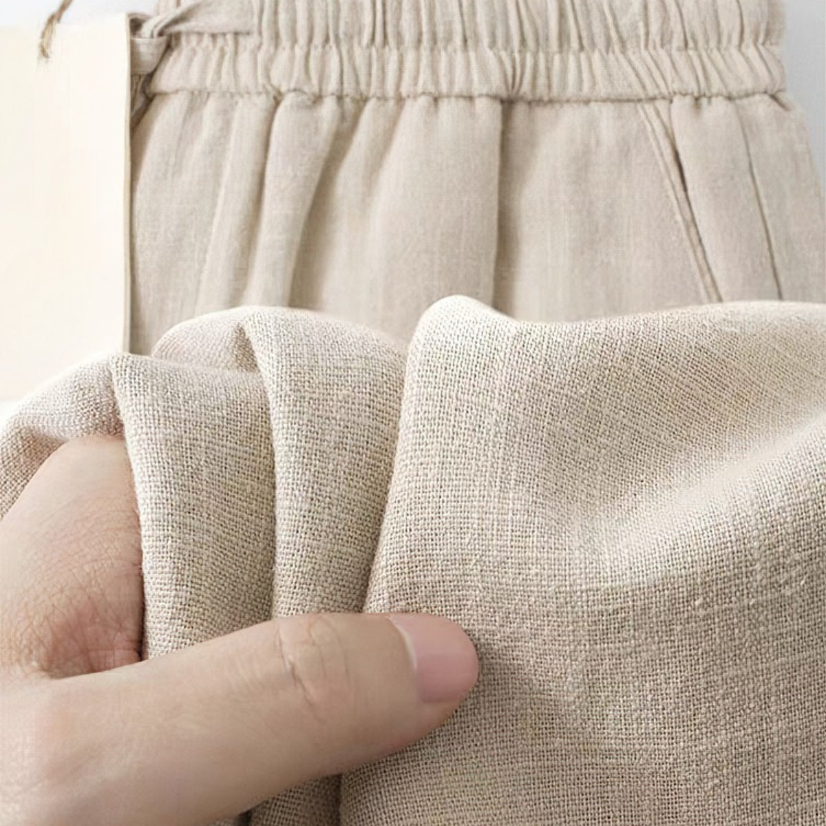 Milford Linen Trousers Relaxed Structure