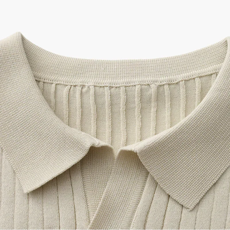 Sollome Heritage Rib-Knit Polo