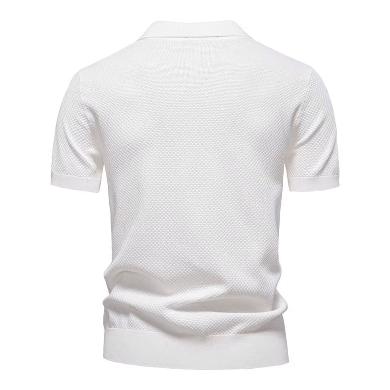 Verona Men's Mesh Polo Shirt – Breathable Short Sleeve