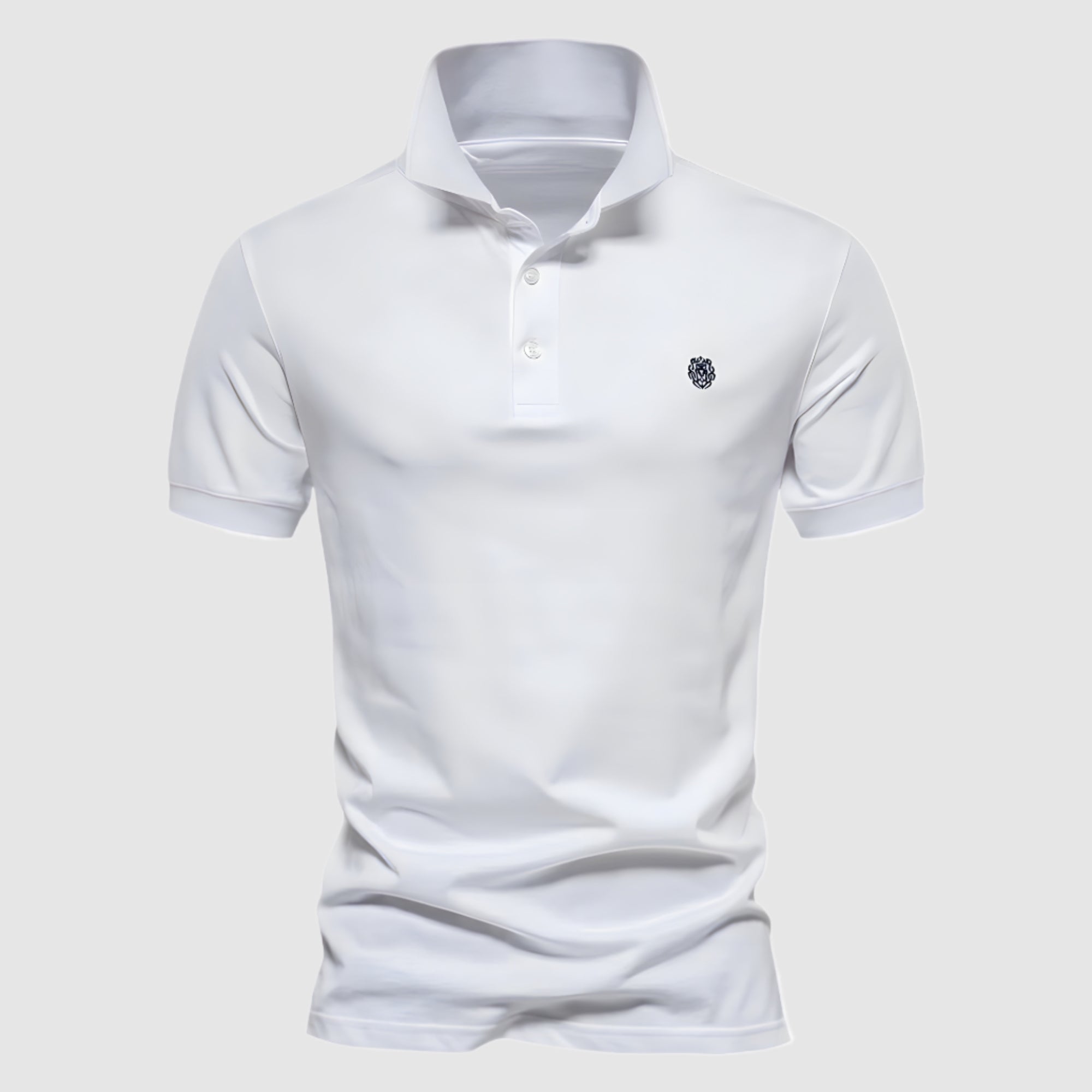 Leone Men's Short Sleeve Polo Shirt – Classic Slim Fit