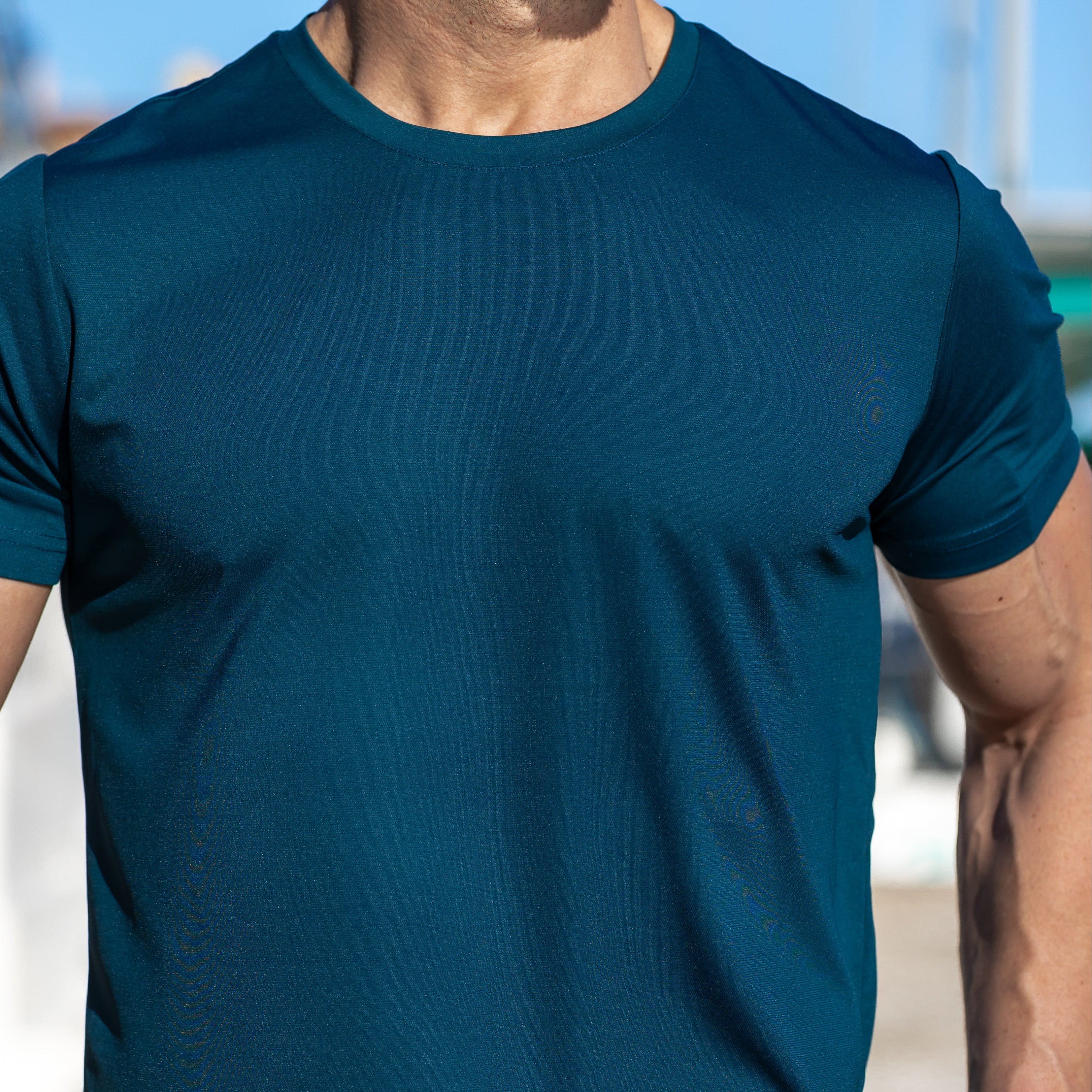 Verso Men's Crew Neck T-Shirt – Slim Fit Short Sleeve